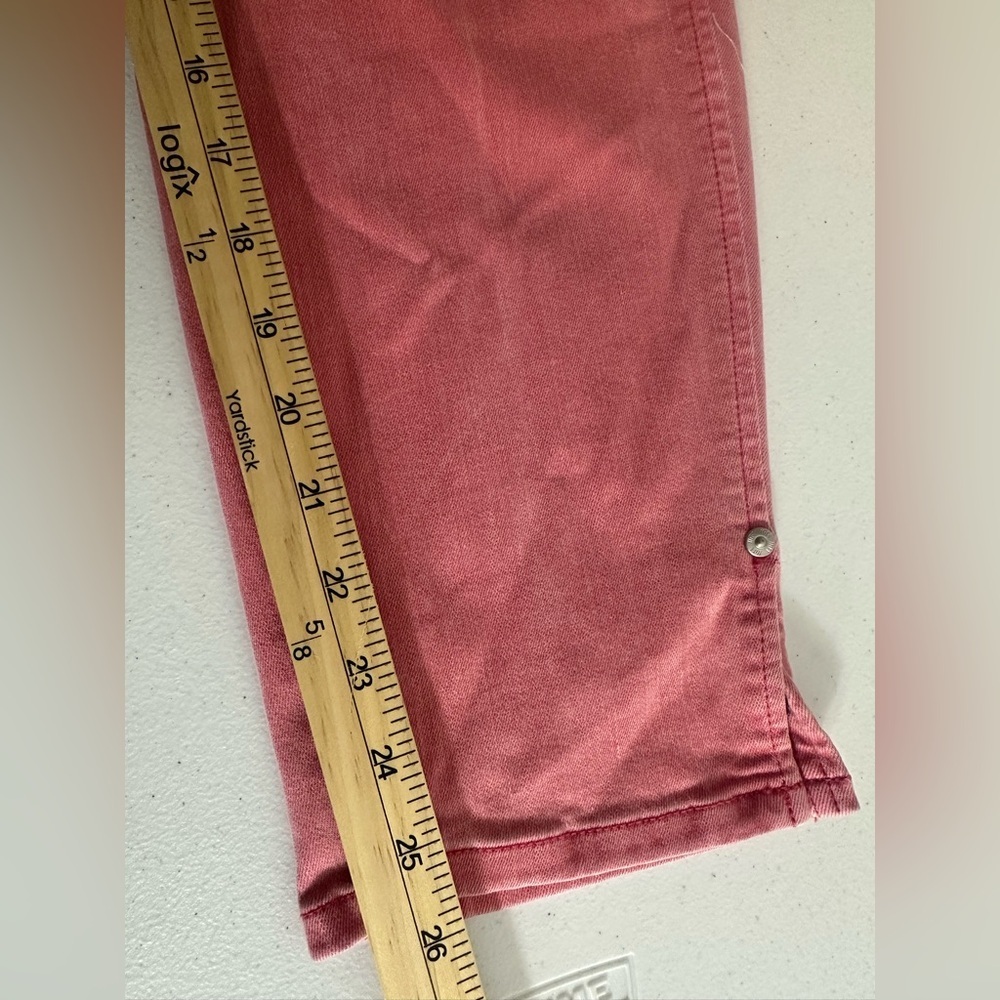 J Jill Denim Authentic Fit Slim Ankle Womens Size 16 Pink Casual - Picture 11 of 14
